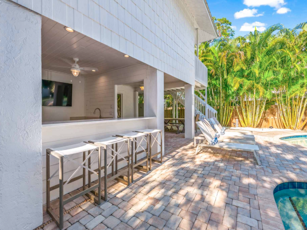 Walk to the Beach Three Bedroom Rental Home in Anna Maria